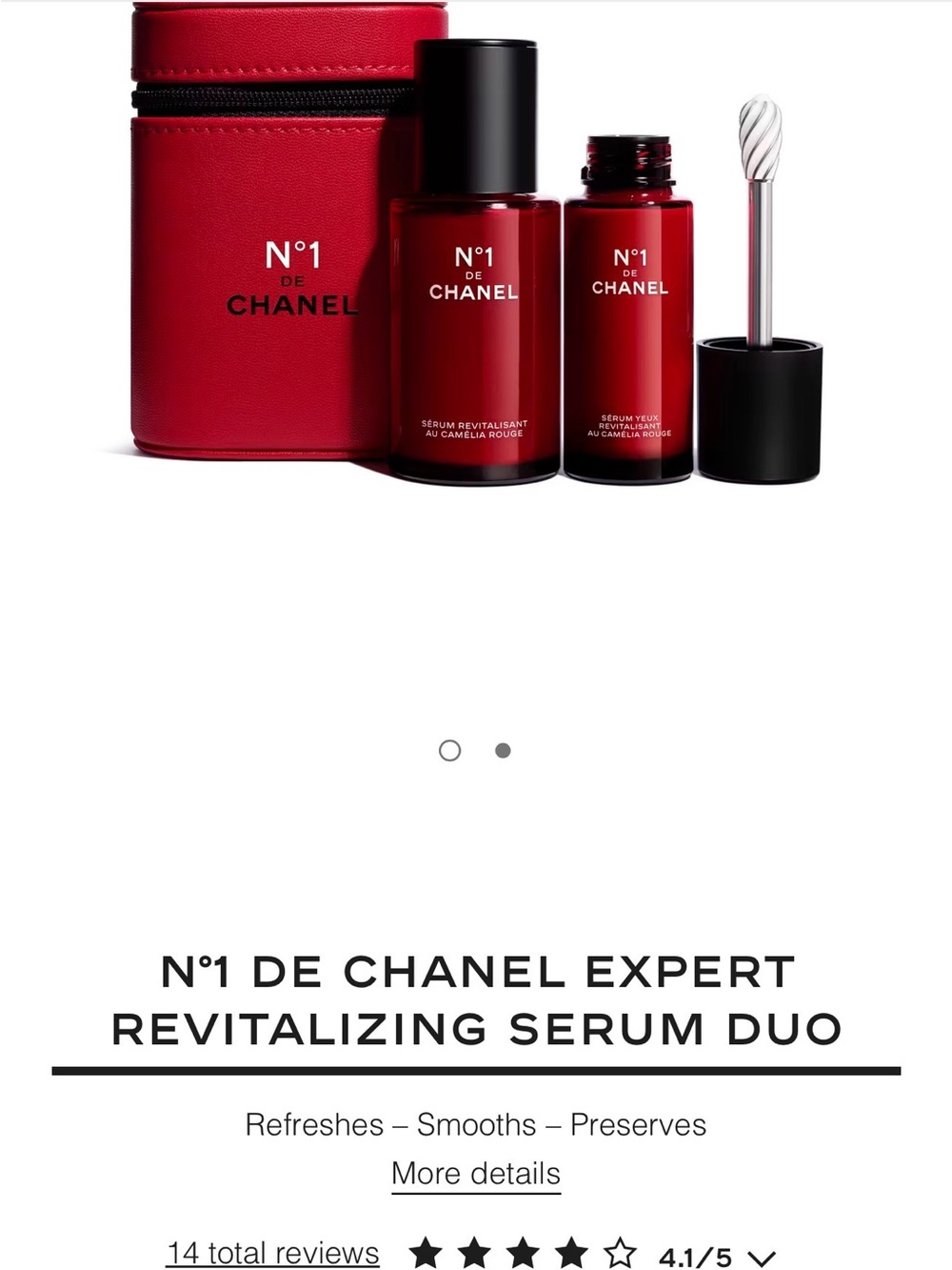 CHANEL N°1 De Chanel Revitalizing Serum Duo - Red